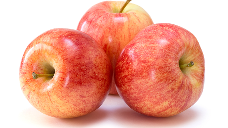 りんごの皮にべたつきや白い粉