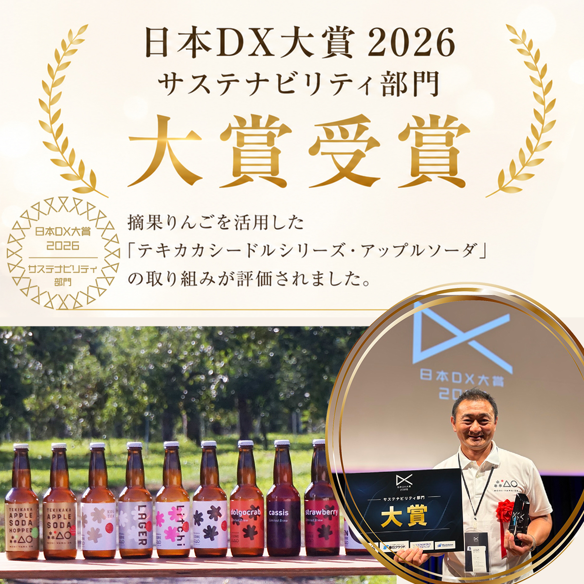 日本DX大賞受賞